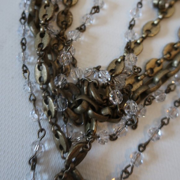 TOMMASSINI EMBELLISHED MEDALLION CHOKER NECKLACE * - Picture 6 of 8